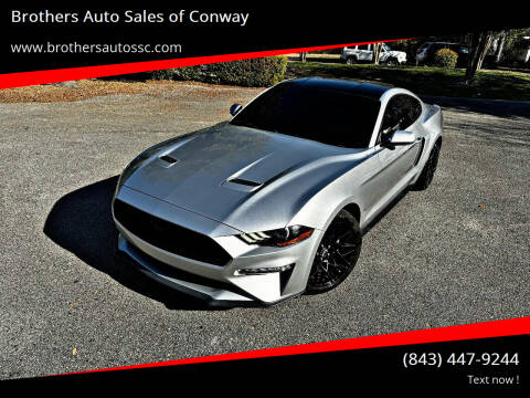 2019 Ford Mustang for sale at Brothers Auto Sales of Conway in Conway SC