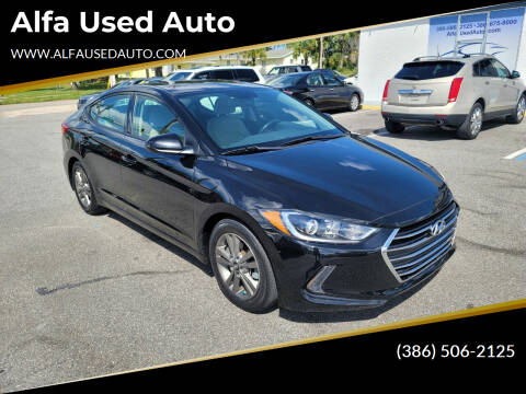 2018 Hyundai Elantra for sale at Alfa Used Auto in Holly Hill FL