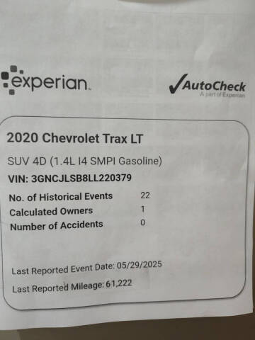 2020 Chevrolet Trax LT