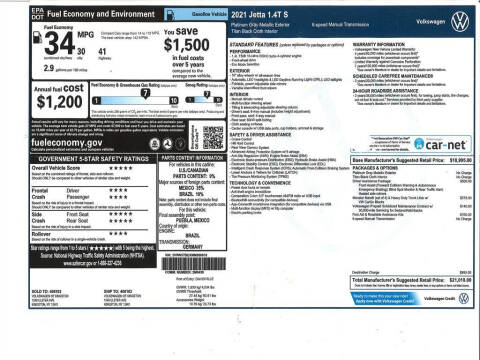 2021 Volkswagen Jetta S