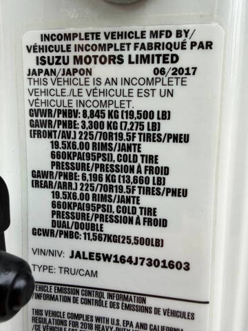 2018 Isuzu NRR