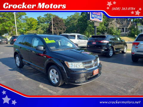 2016 Dodge Journey for sale at Crocker Motors in Beloit WI