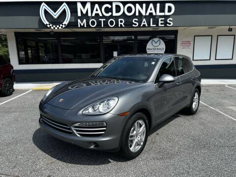 2014 Porsche Cayenne for sale at MacDonald Motor Sales in High Point NC