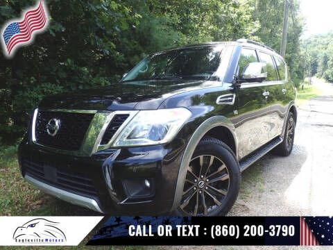 2017 Nissan Armada for sale at EAGLEVILLE MOTORS LLC in Storrs Mansfield CT