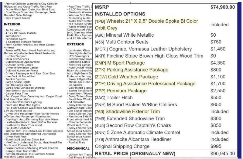 2021 BMW X7 xDrive40i