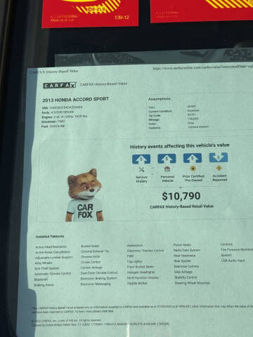 2013 Honda Accord Sport