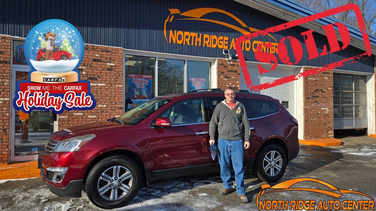 2015 Chevrolet Traverse for sale at North Ridge Auto Center LLC in Madison, OH