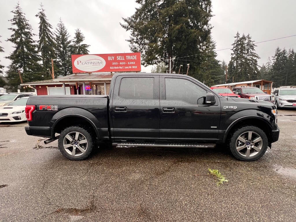 2017 Ford F-150 for sale at PLATINUM AUTO SALES INC in Lacey, WA