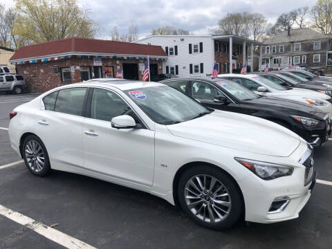 2018 Infiniti Q50 for sale at 5 Corner Auto Sales Inc. in Brockton MA