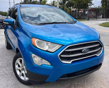 2018 Ford EcoSport for sale at Vice City Deals in Miami Beach FL