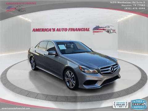 2014 Mercedes-Benz E-Class for sale at America's Auto Financial in Houston TX