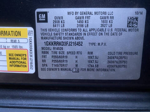 2015 GMC Acadia SLT-1