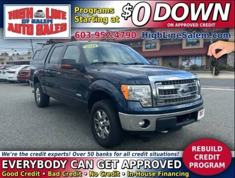 2013 Ford F-150 for sale at High Line Auto Sales of Salem in Salem NH