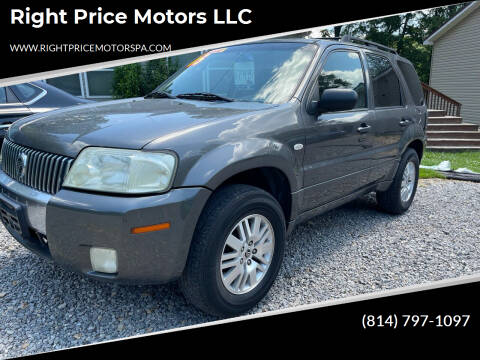 2005 Mercury Mariner for sale at Right Price Motors LLC in Cranberry Twp PA