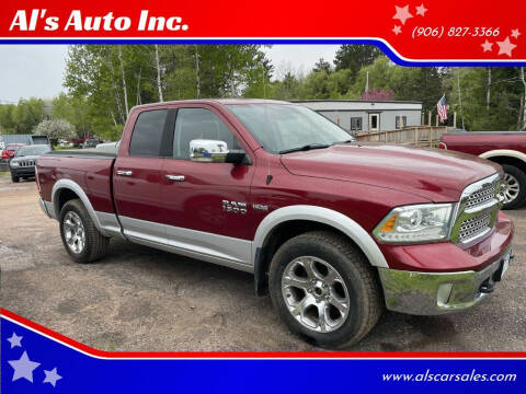 2014 RAM 1500 for sale at Al's Auto Inc. in Bruce Crossing MI