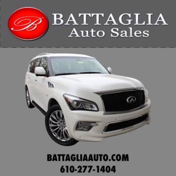2017 Infiniti QX80 for sale at Battaglia Auto Sales in Plymouth Meeting PA