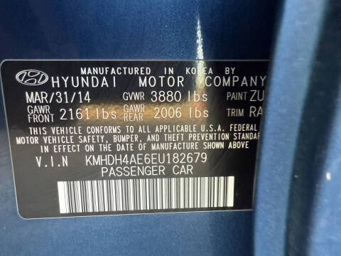 2014 Hyundai Elantra SE