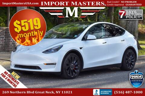 2021 Tesla Model Y for sale at Import Masters in Great Neck NY