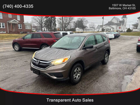 2015 Honda CR-V for sale at Transparent Auto Sales LLC in Baltimore OH