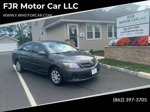 2012 Toyota Corolla for sale at FJR Motor Car LLC in Mine Hill NJ