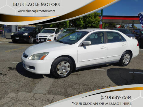 2006 Honda Accord for sale at Blue Eagle Motors in Fremont CA