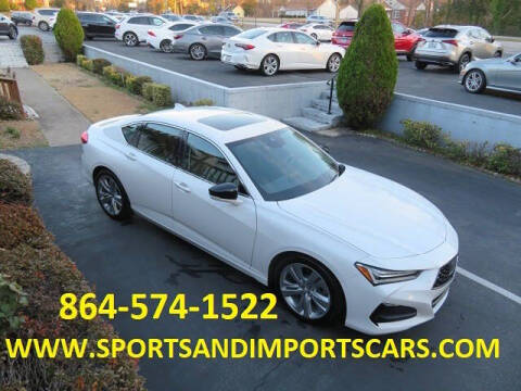 2021 Acura TLX for sale at Sports & Imports INC in Spartanburg SC