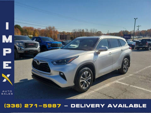 2021 Toyota Highlander for sale at Impex Auto Sales in Greensboro NC