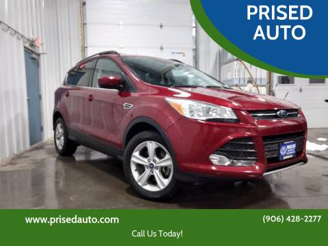 2014 Ford Escape for sale at PRISED AUTO in Gladstone MI