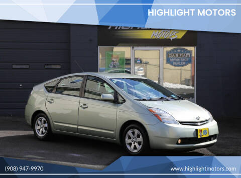 2009 Toyota Prius for sale at Highlight Motors in Linden NJ