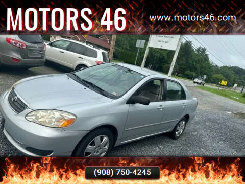 2008 Toyota Corolla for sale at Motors 46 in Belvidere NJ