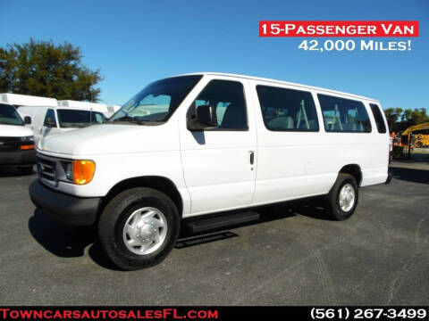 2007 Ford E-350 for sale at Town Cars Auto Sales in West Palm Beach FL