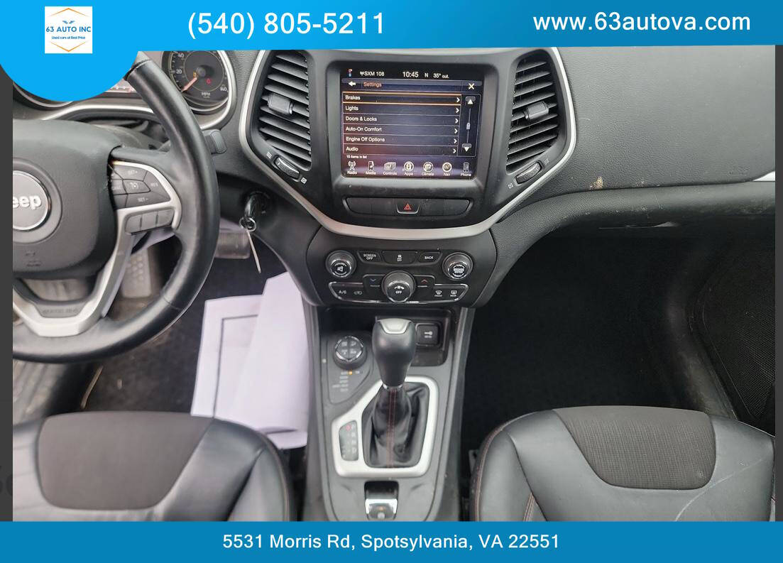 2014 Jeep Cherokee for sale at 63 Auto Inc in Spotsylvania, VA