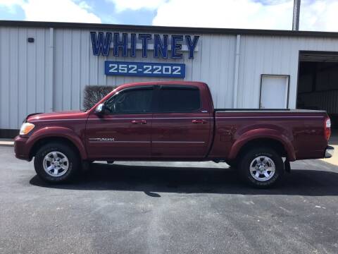 2005 Toyota Tundra for sale at Whitney Motor Company in Duncan OK