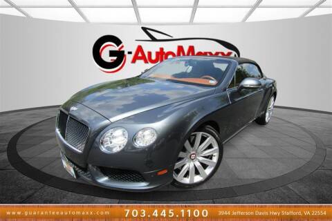 2013 Bentley Continental for sale at Guarantee Automaxx in Stafford VA