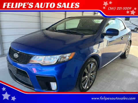 2011 Kia Forte Koup for sale at FELIPE'S AUTO SALES in Bishop TX