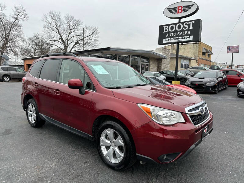 2014 Subaru Forester for sale at BOOST AUTO SALES in Saint Louis MO