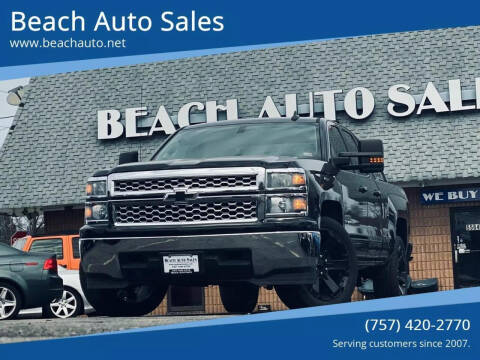 2015 Chevrolet Silverado 1500 for sale at Beach Auto Sales in Virginia Beach VA