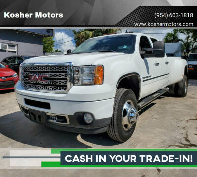 2014 GMC Sierra 3500HD for sale at Kosher Motors in Hollywood FL