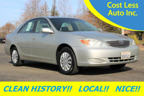 2003 Toyota Camry for sale at Cost Less Auto Inc. in Rocklin CA