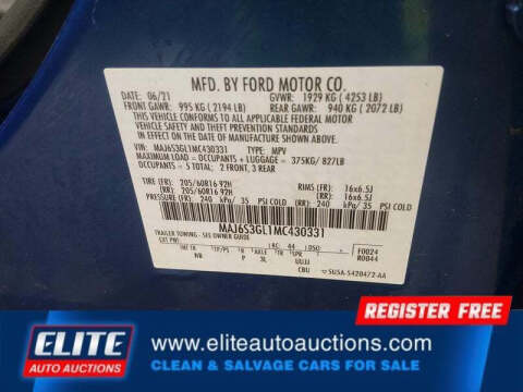 2021 Ford EcoSport SE