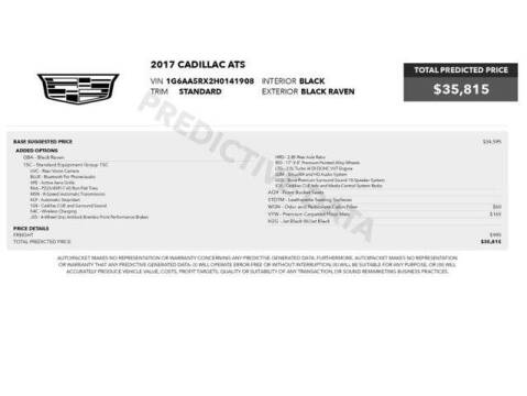 2017 Cadillac ATS 2.0T