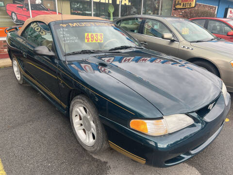1996 Ford Mustang for sale at BURNWORTH AUTO INC in Windber PA