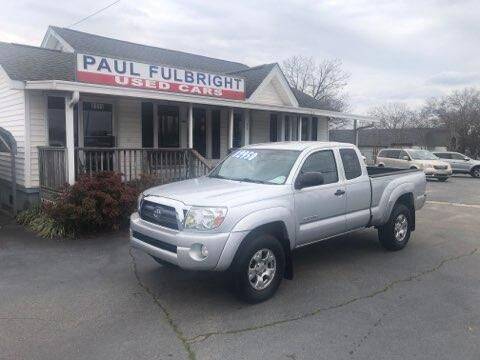 2006 Toyota Tacoma for sale at Paul Fulbright Used Cars in Greenville SC