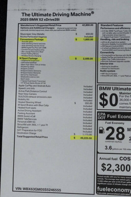 2025 BMW X2 xDrive28i