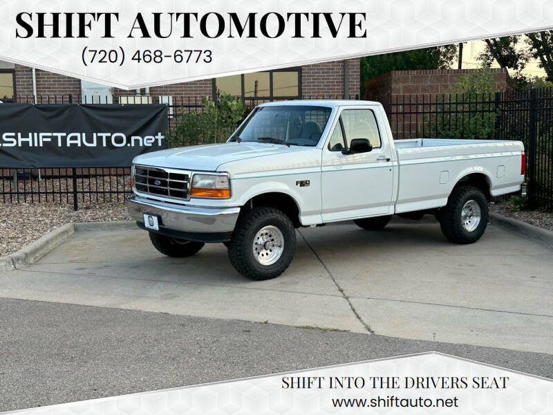 1996 Ford F-150 for sale at Shift Automotive in Lakewood CO