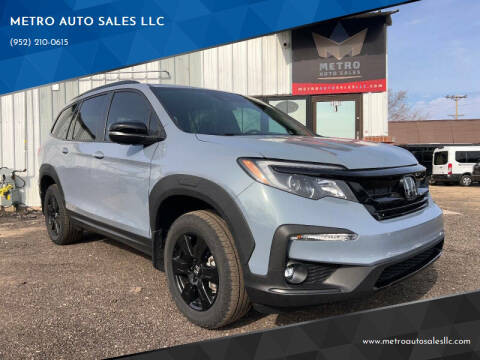 2022 Honda Pilot for sale at METRO AUTO SALES LLC in Lino Lakes MN