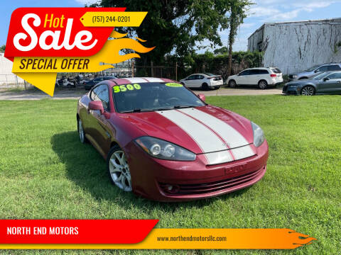 2008 Hyundai Tiburon for sale at NORTH END MOTORS in Newport News VA