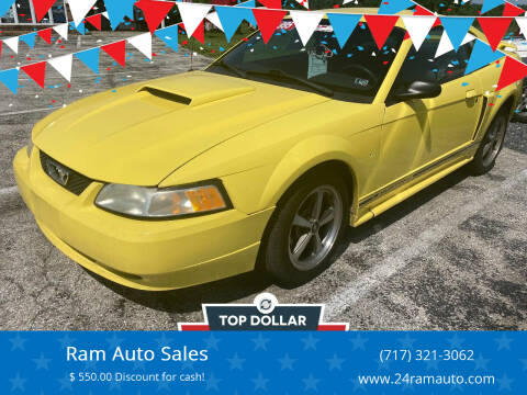 2001 Ford Mustang for sale at Ram Auto Sales in Gettysburg PA