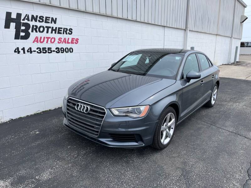 2016 Audi A3 for sale at HANSEN BROTHERS AUTO SALES in Milwaukee WI