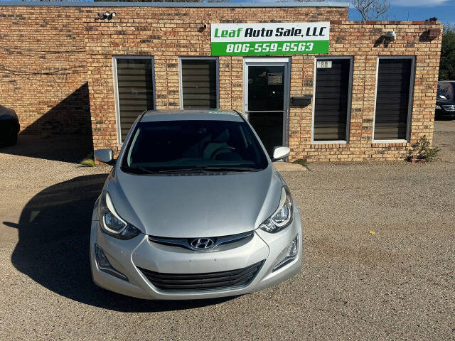 2015 Hyundai ELANTRA for sale at LEAF AUTO SALE LLC in Lubbock, TX